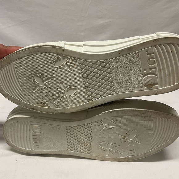 Dior Kids High-Top Sneakers - White and Gray - Picture 5 of 6